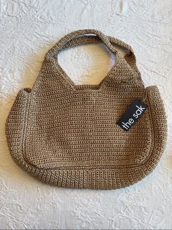 The Sak Handbags - The Sak Rylan Crochet Tote in Tan